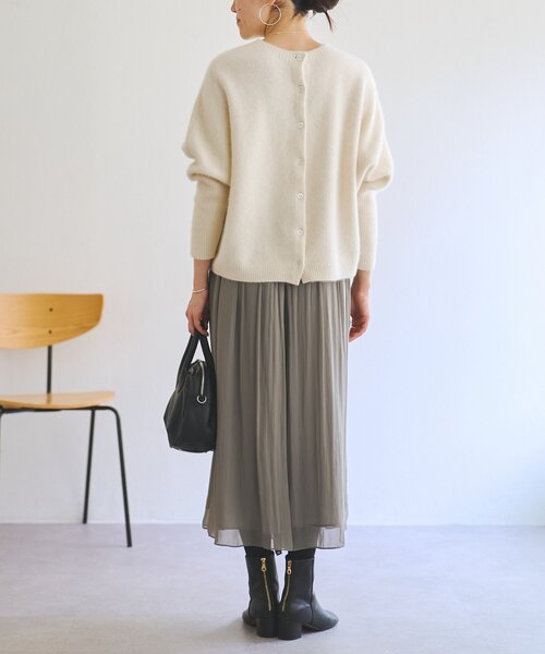 BEARDSLEY（ビアズリー） ニット セーター FOXウール後ろボタンニット