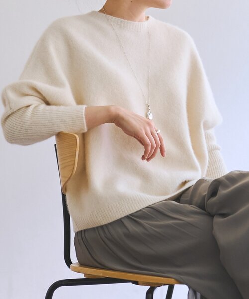 BEARDSLEY（ビアズリー） ニット セーター FOXウール後ろボタンニット