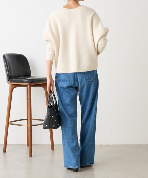 BEARDSLEY（ビアズリー） ニット セーター FOXウール後ろボタンニット