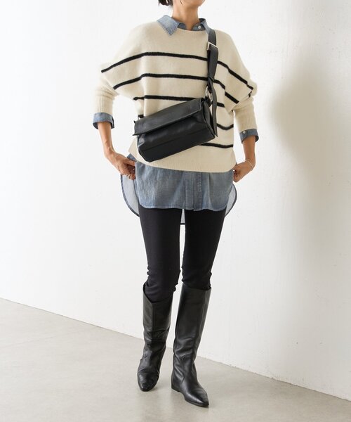 BEARDSLEY（ビアズリー） ニット セーター FOXウール後ろボタンニット