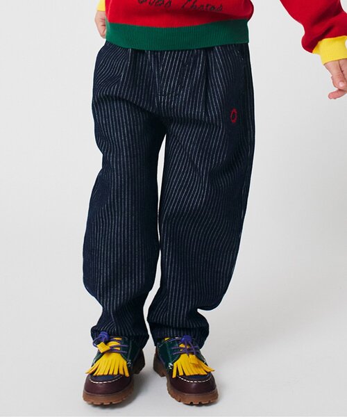 BOBO CHOSES（ボボショーズ） ワイドパンツ パンツ Tic Tac Toe denim