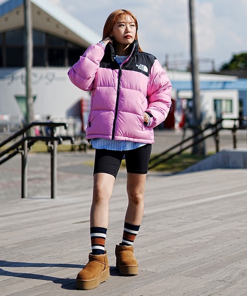 THE NORTH FACE 「THE FACE」 ダウンジャケット S ピンク