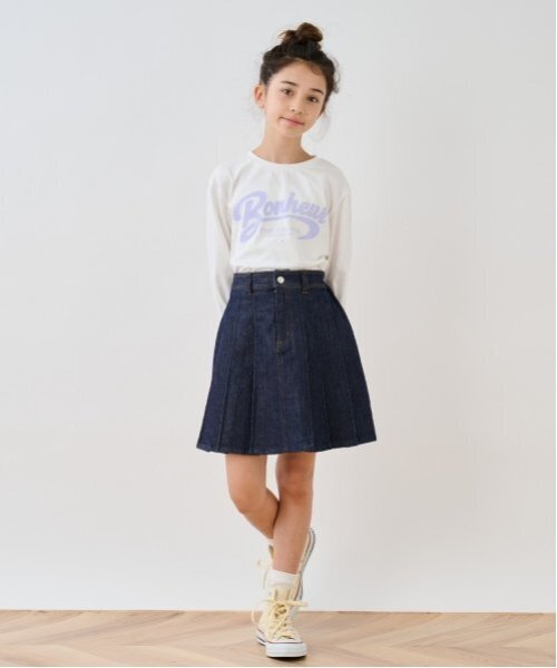 pom ponette junior ジャケット&スカートセットアップ L pom ponette junior（ポンポネット ジュニア） スカート ラメデニム