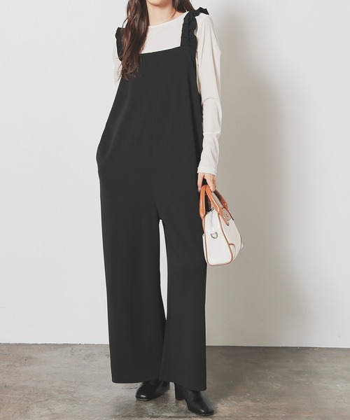 Honeys（ハニーズ） サロペット オーバーオール 「イージーケア」肩