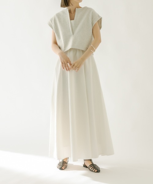 mystic（ミスティック） コンビワンピース 2 オフホワイト レディース