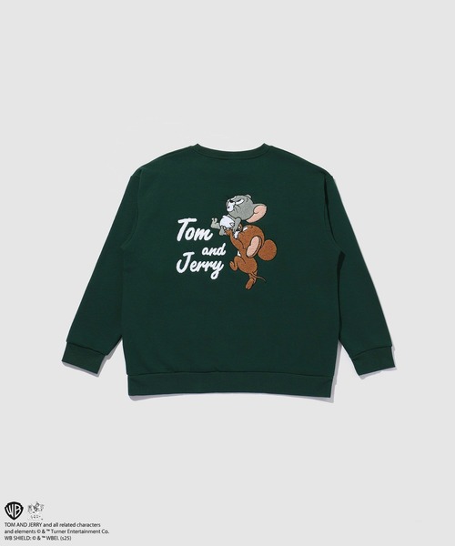 トレーナー スウェット TOM＆JERRY サガラ刺繍トレーナー メンズ