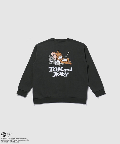 トレーナー スウェット TOM＆JERRY サガラ刺繍トレーナー メンズ