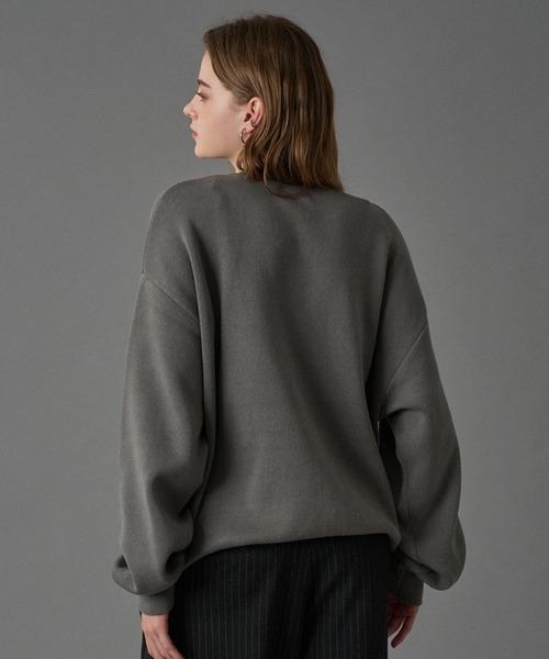 ONCILY（オンシェリー） カーディガン SILVER BUTTON CREW NECK