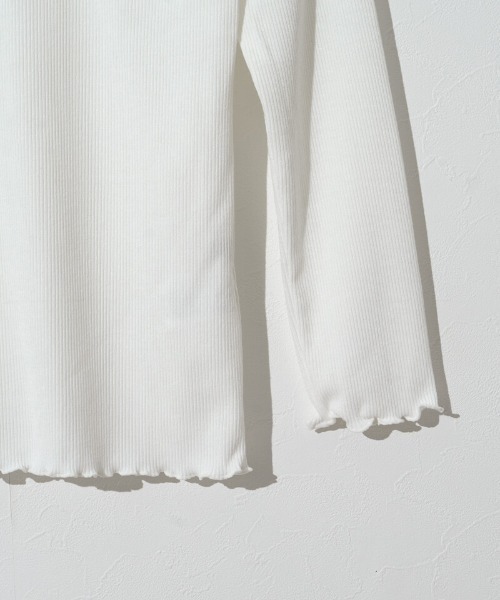 「flower」 長袖ニット FREE ホワイト レディース_画像9