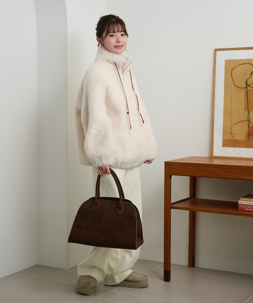 専用⭐︎ボアジップ BOA ZIP ブルゾン ブルゾン アウター color code boa zip up blouson /カラーコードボア