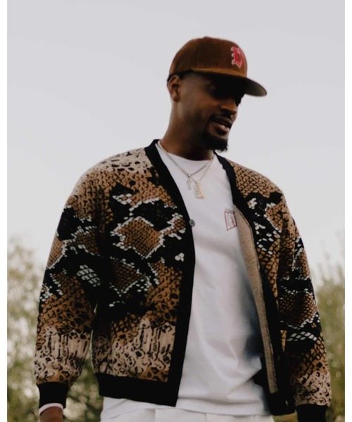 げんしょくちゃん かーで ° DEVEREUX GOLF カーディガン Rattlesnake Cardigan メンズ : ZOZOTOWN
