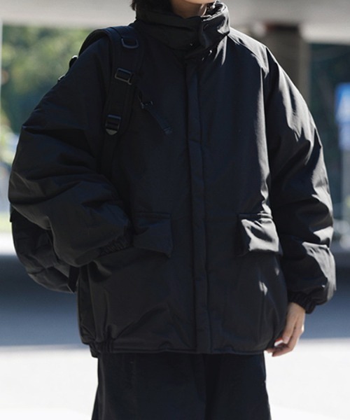 ブルゾン アウター NEUTRAL SHELLオーバーシルエット中綿ブルゾン