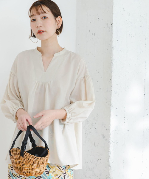 「F by ROSSO」 長袖チュニック FREE グリーン系その他 レディース_画像3