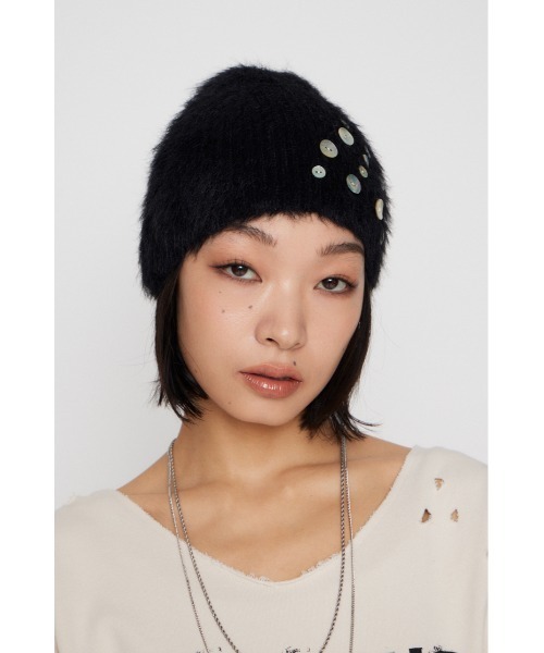 LAGUA GEM（ラグアジェム） ニット帽 ニットキャップ SHELL LIKE