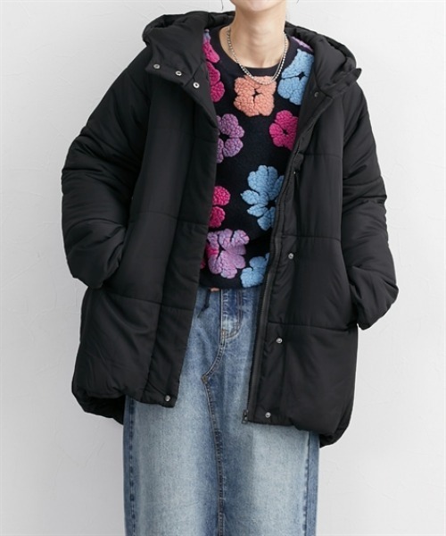 ニッセン（nissen） ダウンコート ダウンジャケット フード付中綿