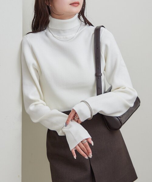 mystic（ミスティック） ニット セーター 「4色展開 / さらっとした