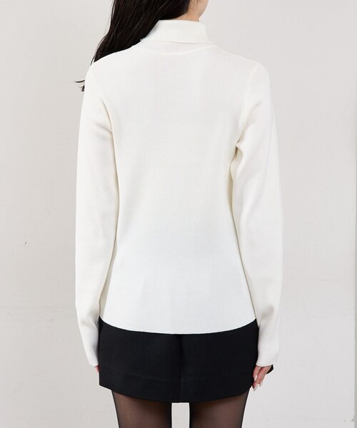 mystic（ミスティック） ニット セーター 「4色展開 / さらっとした