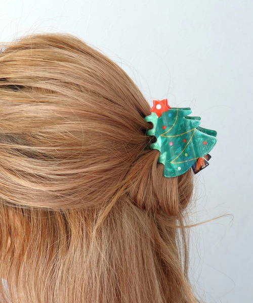 Three Four Time（スリーフォータイム） ヘアクリップ 「X'mas