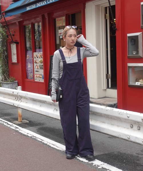 TEEN BOOP サロペット オーバーオール コーデュロイルーズサロペット