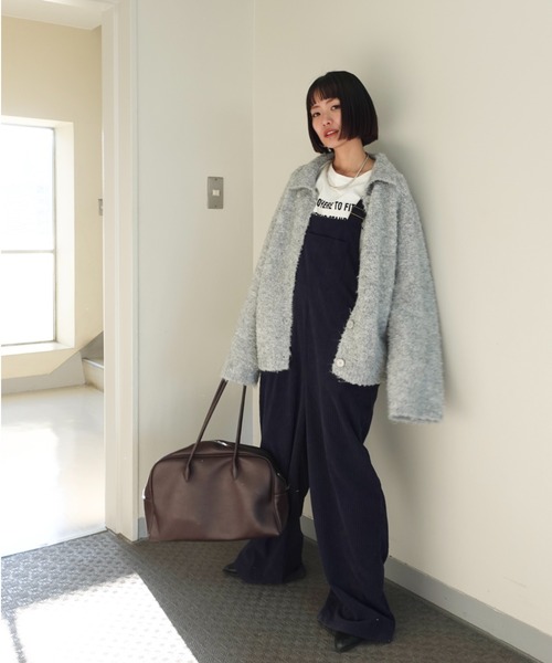 TEEN BOOP サロペット オーバーオール コーデュロイルーズサロペット