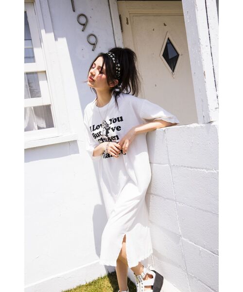 HYSTERIC GLAMOUR（ヒステリックグラマー） Tシャツワンピース FREE