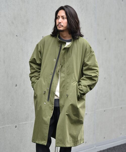 SHIPS（シップス） モッズコート LARGE オリーブ メンズ : ZOZOTOWN