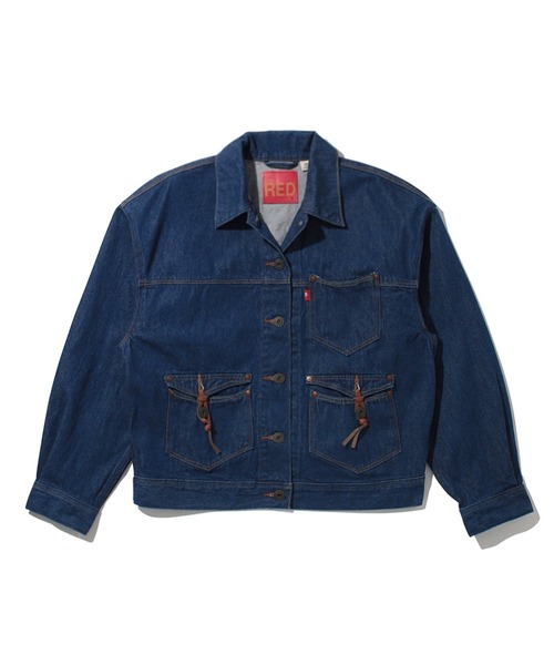 リーバイスレッド新品未使用❗️タグ付き❗️ Gジャン　デニムパンツセットアップ２点‼️ Levi's（リーバイス） 「Levi's Red」デニムジャケット M ダーク