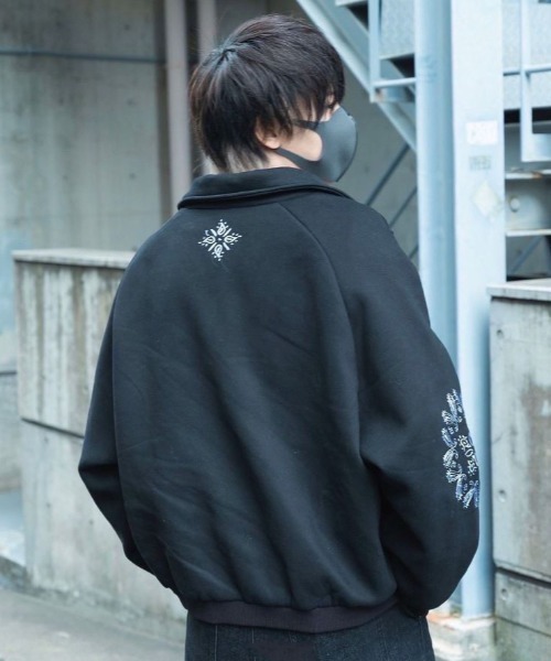 「L.H.P」 ブルゾン M ブラック メンズ_画像6