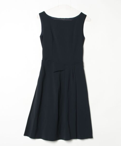FOXEY NEW YORK」 ノースリーブワンピース 38 ネイビー レディース 