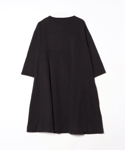 「conges payes ADIEU TRISTESSE」 長袖ワンピース - ブラック レディース_画像2
