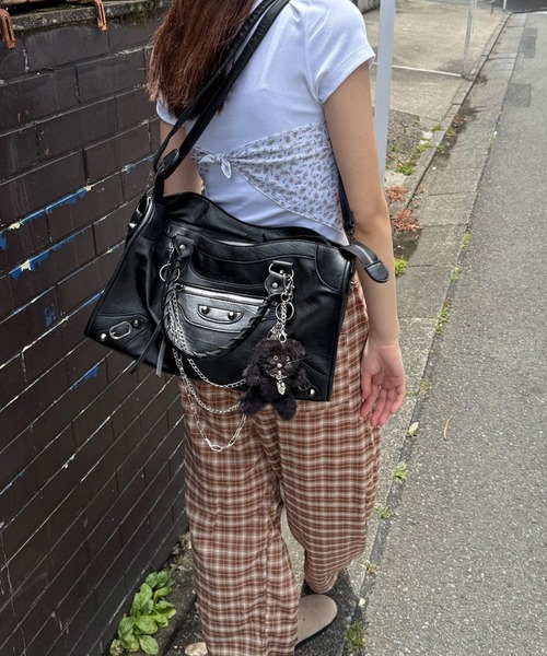 「MEMECLE」 2WAYバッグ FREE ブラック レディース_画像7