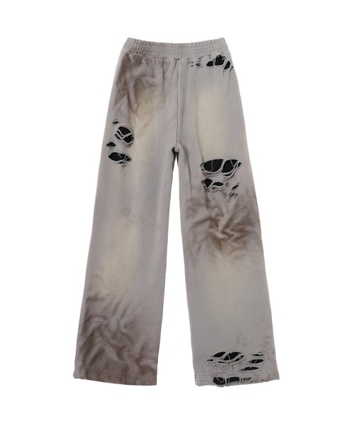 パンツ DAMAGED OVERLAY SWEATPANTS LR253TPAWP01 レディースの画像