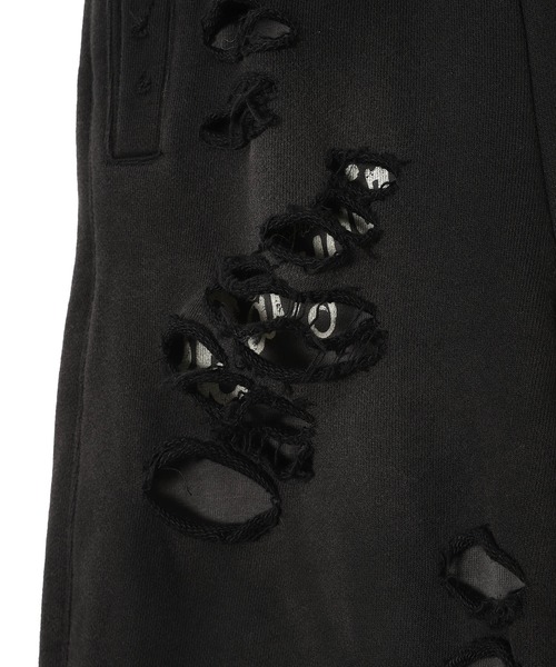 パンツ DAMAGED OVERLAY SWEATPANTS LR253TPAWP01 レディースの画像