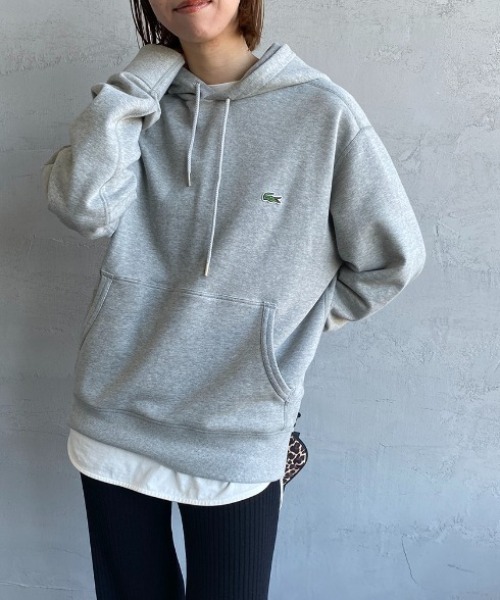 LACOSTE（ラコステ） プルオーバーパーカー 6 グレー レディース