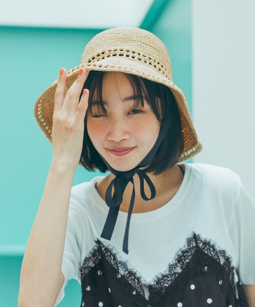 Athena New York（アシーナニューヨーク） ストローハット 58cm