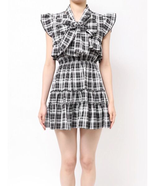 jouetie（ジュエティ） ワンピース フリルスリーブミニワンピース 夏服