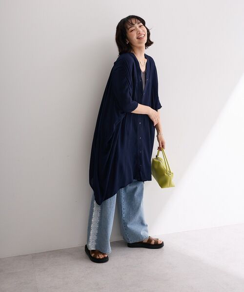 Green Parks（グリーンパークス） チュニック ハシゴレースレーヨン