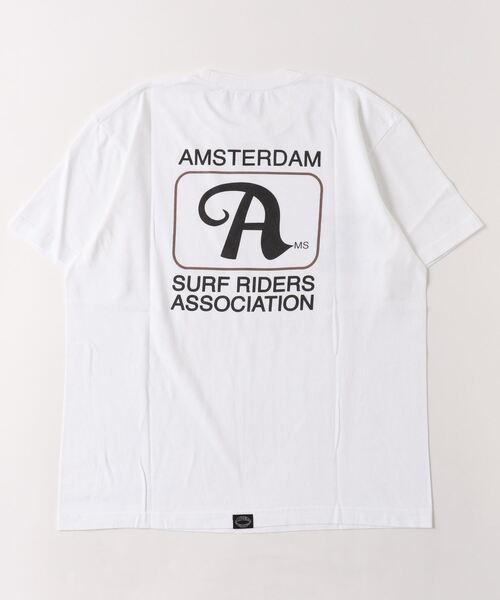 「AMSTERDAM WETSUITS」 半袖Tシャツ M ホワイト メンズ_画像2