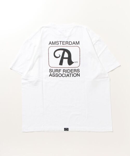 「AMSTERDAM WETSUITS」 半袖Tシャツ M ホワイト メンズ_画像3