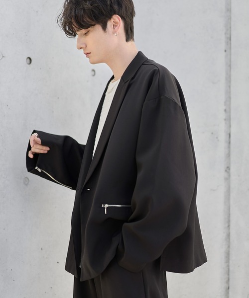 「ETELIO」 スーツ L ブラック メンズ_画像5