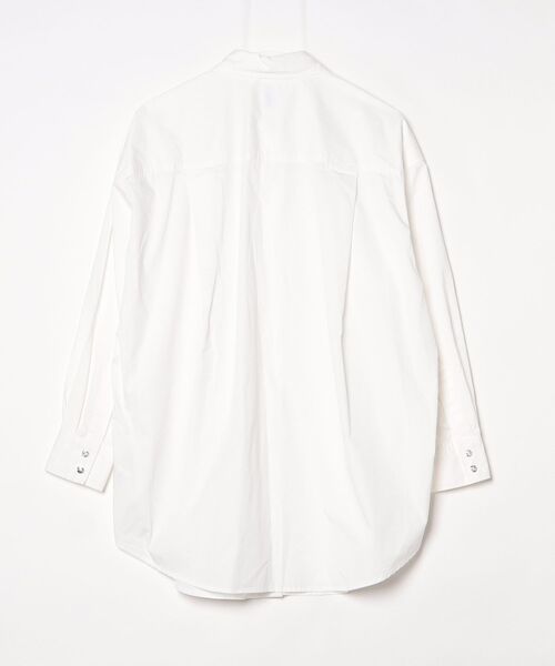 「U by SPICK&SPAN」 長袖シャツ - ホワイト レディース_画像2