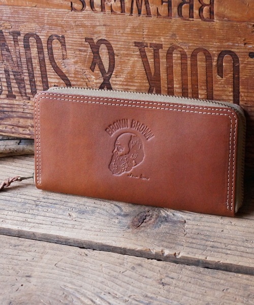 ♦️・極美品・♦️Rye財布 ブラウン BrownBrown（ブラウンブラウン） 財布 「BrownBrown」ブラウンブラウン