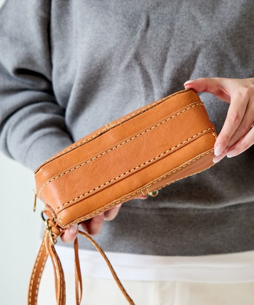 ズッケロ　zucchero お財布ショルダーバッグ　ステッチ　スマホショルダー 楽天市場】【在庫限り 30%OFF】ショルダーバッグ レディース 斜めがけ