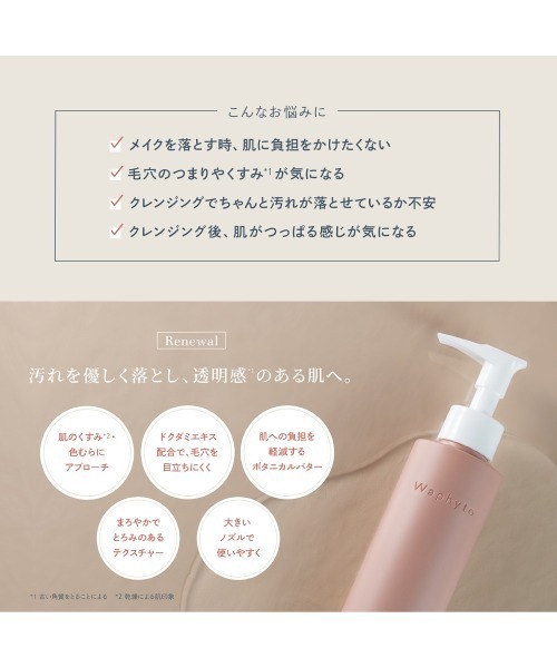 Waphyto（ワフィト） クレンジング ナリッシング クレンジングオイル 