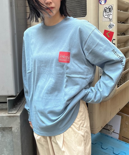 Tシャツ Tシャツ Manhattan Portage マンハッタンポーテージ スクエアロゴ ロングtシャツ ロンt Mp M371 Zozotown Paypayモール店 通販 Paypayモール