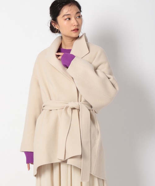 サイズガイ BABYLONE / ベルト付きリバーショートコート ZOZOTOWN PayPayモール店 - 通販 - PayPayモール コメント