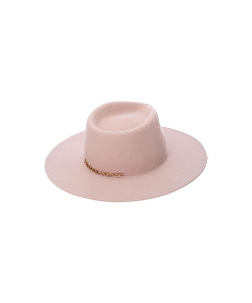 ALEXIA STAM 帽子 ハット Gold Chain Fedora Hat/ゴールド