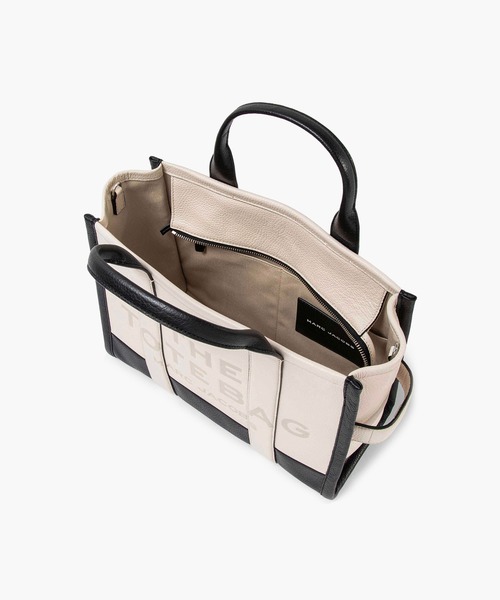 【MARC JACOBS】ザ レザー サック ミディアムバッグ ベージュ MARC JACOBS トートバッグ THE COLOR BLOCK LEATHER MEDIUM TOTE