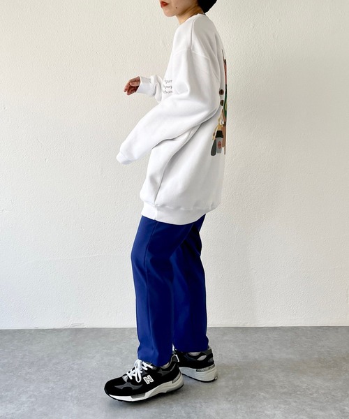トレーナー スウェット “Departure with coffee” sweat / short trip  レディース メンズ natto トレーナー スウェット “Departure with coffee” sweat
