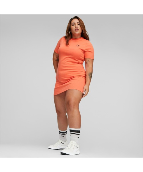 PUMA ワンピース プーマ ウィメンズ CLASSICS リブ ドレス